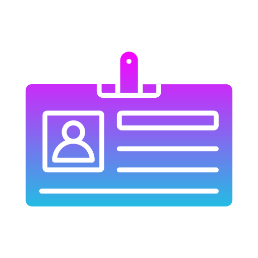 ID card Generic gradient fill icon