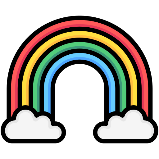 arco iris icono gratis