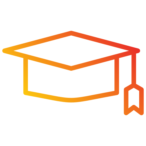 Graduation Generic Gradient Outline Icon