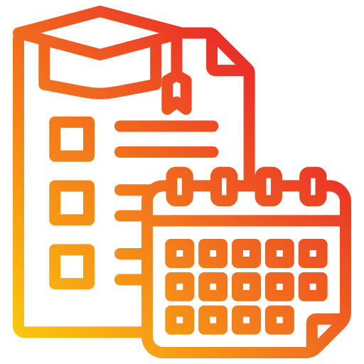 plan de estudios icono gratis