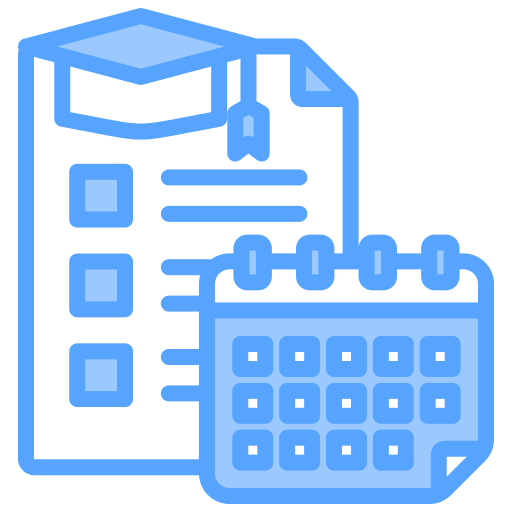 plan de estudios icono gratis