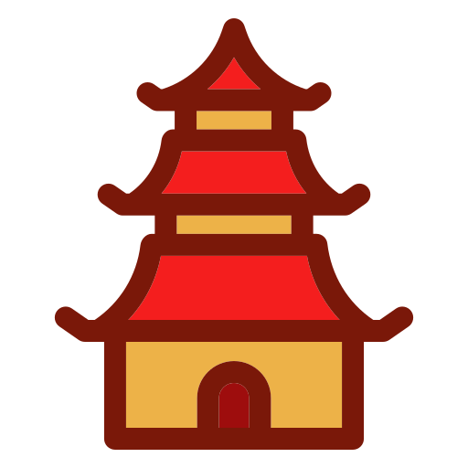 pagoda icono gratis