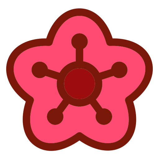 Flower Generic color lineal-color icon