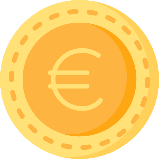 euro icono gratis