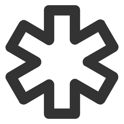 Hexagon Generic black outline icon