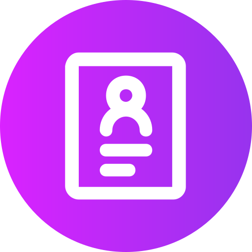 tarjeta de identificación icono gratis