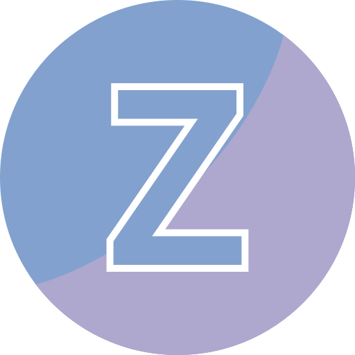 Letter z Generic color fill icon