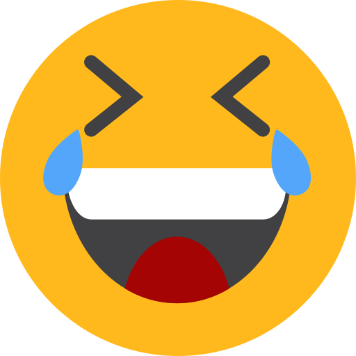 Laughing Generic color fill icon