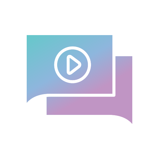 Video calling Generic gradient fill icon