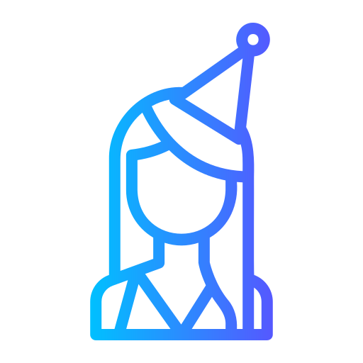 cumpleañera icono gratis