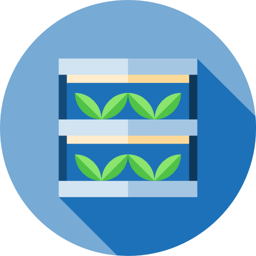 Vertical farming Flat Circular Flat icon