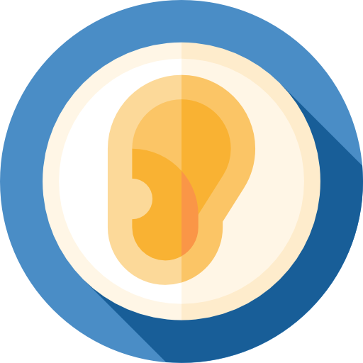 oído icono gratis