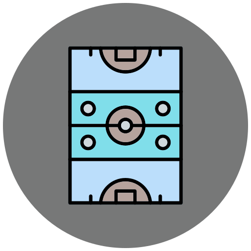 Hockey field free icon Hockey field free icon
