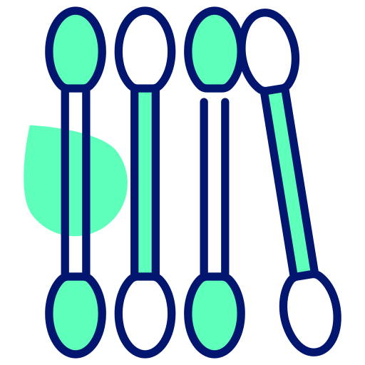 bastoncillos de algodón icono gratis