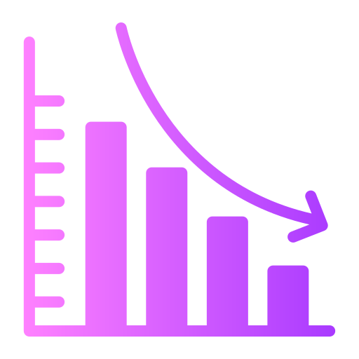 pérdidas icono gratis