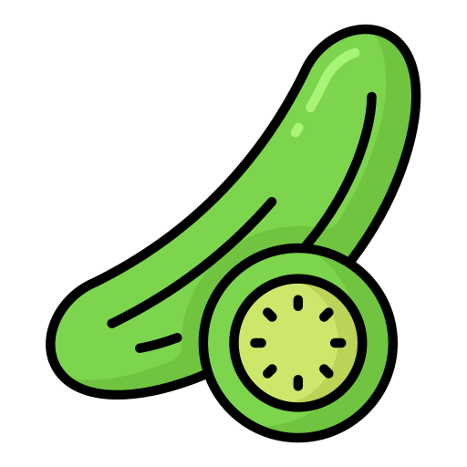 Cucumber Generic color lineal-color icon