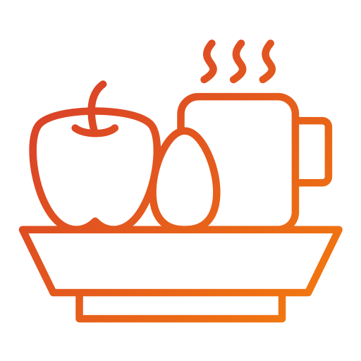 Breakfast Generic gradient outline icon