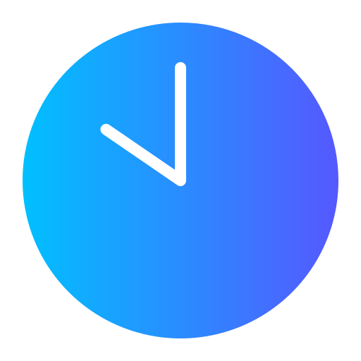 Clock Generic gradient fill icon