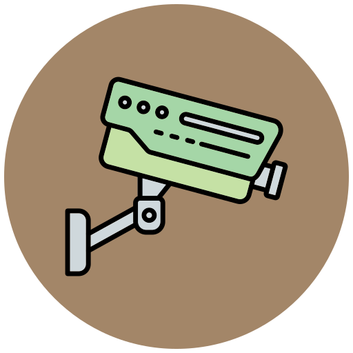 circuito cerrado de televisión icono gratis