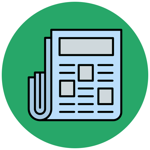 un journal Icône gratuit un journal Icône gratuit