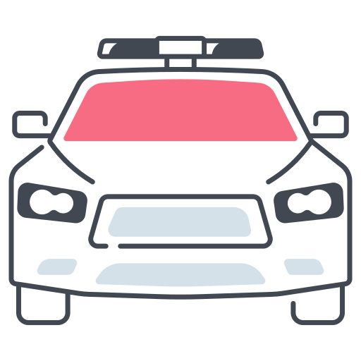 polizeiauto kostenlos Icon polizeiauto kostenlos Icon