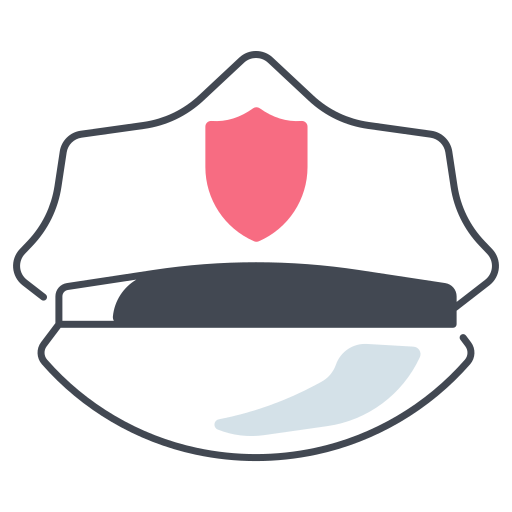 sombrero de policia icono gratis