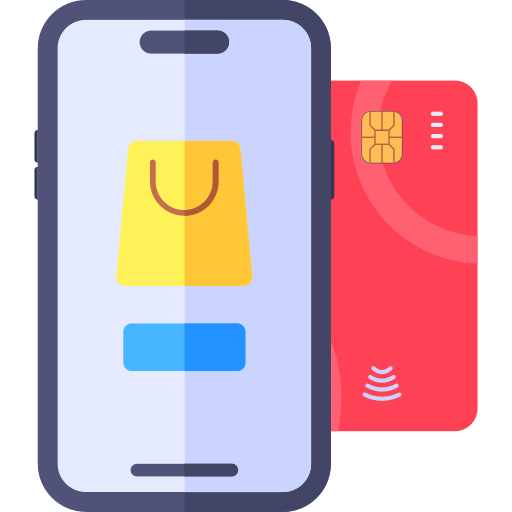 pago en línea icono gratis