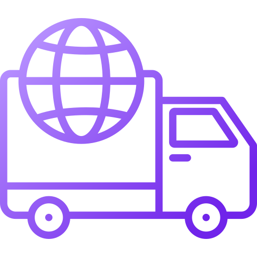 Worldwide Shipping Generic gradient outline icon