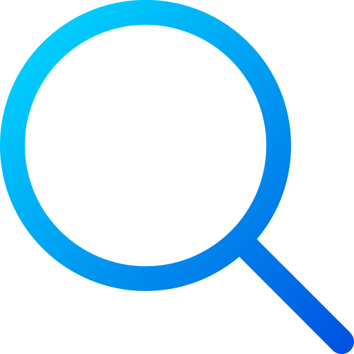 Search Generic gradient outline icon