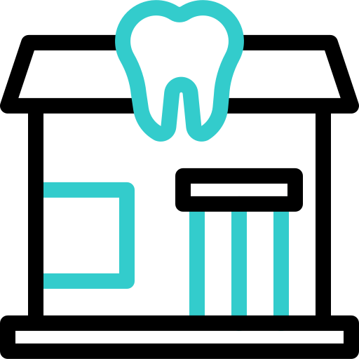 clínica dental icono gratis