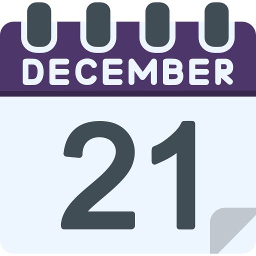 décembre Icône gratuit