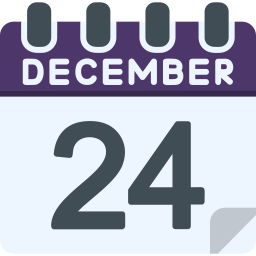 December Generic color fill icon