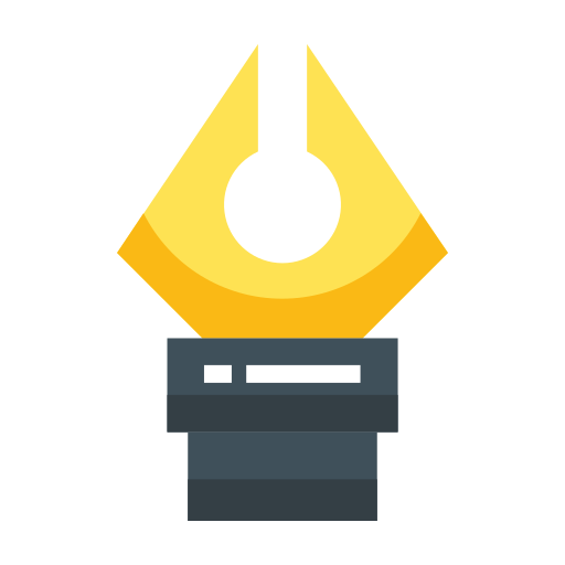 pluma fuente icono gratis