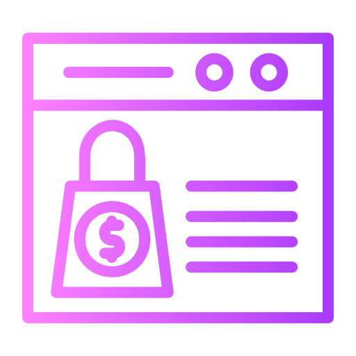 comercio electrónico icono gratis