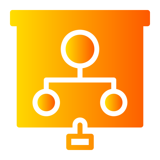 estructura jerarquica icono gratis