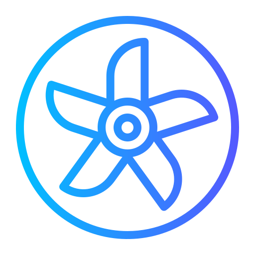 ventilador grátis ícone