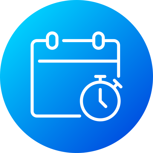 Schedule - Free time and date icons