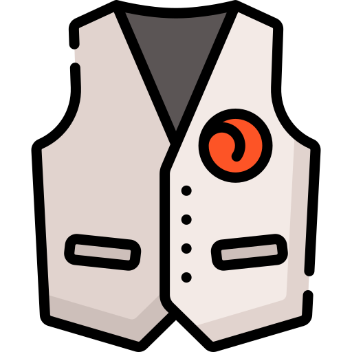gilet Icône gratuit