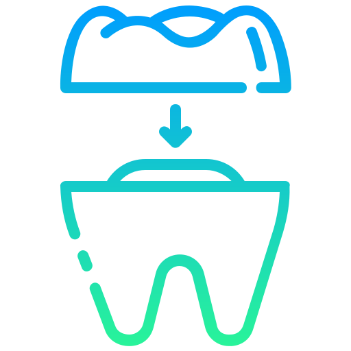 corona dental icono gratis