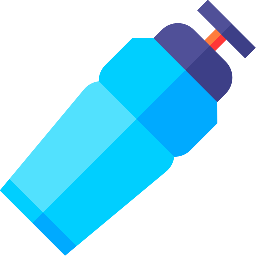 Bottle Basic Straight Flat icon