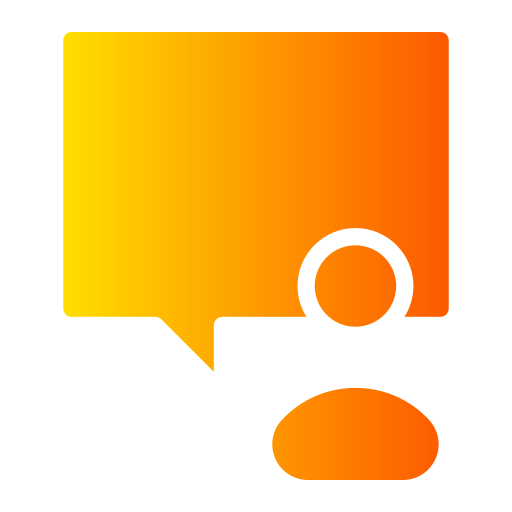 Dialog Generic gradient fill icon