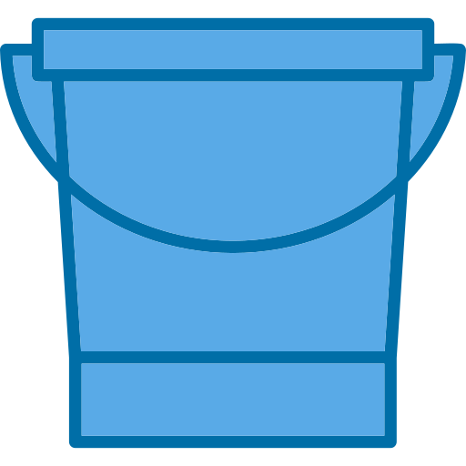 Cubo de agua - Iconos gratis de construcción y herramientas