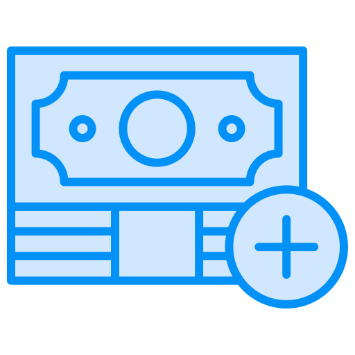Символ доллара в черном овале бесплатно иконка