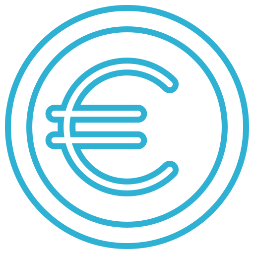 euro icono gratis