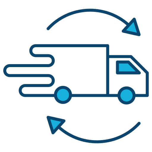 distribución icono gratis