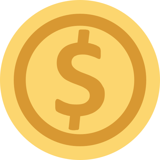 Coin Generic Color Fill Icon