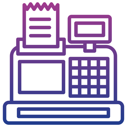 caja registradora icono gratis