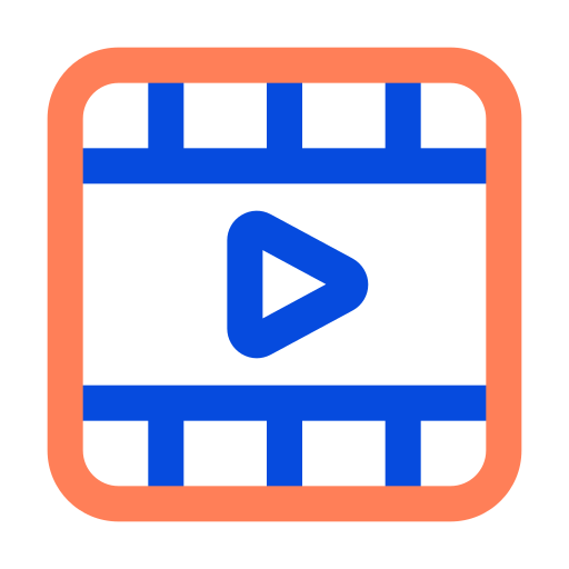 reproductor de video icono gratis