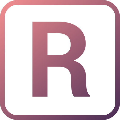 Letter r Generic gradient outline icon