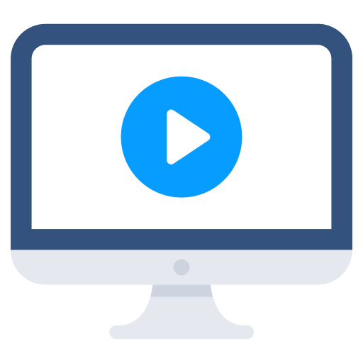 Video streaming Generic color fill icon